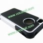 White Honeycomb Plastic Silicone Combo Case Cover for iPhone 4 4G 4S