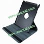 Black Litchi 360 Rotating Leather Case Cover for iPad 3(The New iPad)