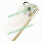 Ivory 3D Flower Pearl Bling Diamond Case Cover for iPhone 4 4G 4S