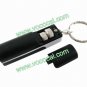 Black Portable Mini LED Projector Digital Clock Keychain Key Ring