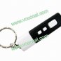 Black Portable Mini LED Projector Digital Clock Keychain Key Ring