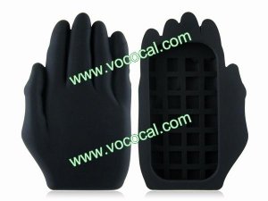 Black 3D Hand Palm Shape Silicone Case Cover Skin for iPhone 4 4G 4S