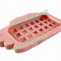 Pink 3D Hand Palm Shape Cartoon Silicone Case Cover for iPhone 4 4G 4S