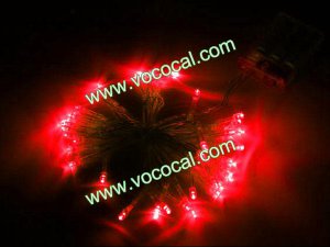 30 LED 3m Mini Waterproof Outdoor Battery String Light for Christmas Party Red
