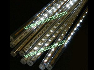 30CM 8 Tube 144 LED Mini Rain Meteor LED Lights Wedding Christmas Outdoor White
