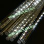 30CM 8 Tube 144 LED Mini Rain Meteor LED Lights Wedding Christmas Outdoor White