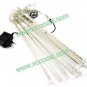 30CM 8 Tube 144 LED Mini Rain Meteor LED Lights Wedding Christmas Outdoor White
