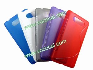 S Line TPU Protective Case Cover Skin for Nokia Lumia 820