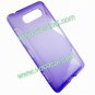 S Line TPU Protective Case Cover Skin for Nokia Lumia 820 Purple