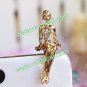 Ballet Girl 3.5mm Dustproof Plug Earphone Stopper for iPhone 5 iPad iPod Touch