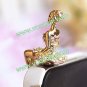 Ballet Girl 3.5mm Dustproof Plug Earphone Stopper for iPhone 5 iPad iPod Touch