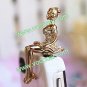 Ballet Girl 3.5mm Dustproof Plug Earphone Stopper for iPhone 5 iPad iPod Touch