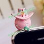 Smiling Face 3.5mm Dustproof Plug Earphone Cover Stopper for iPhone 5 iPad Mini