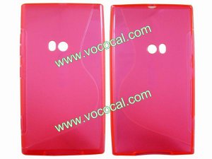 S Line TPU Protective Case Cover Skin for Nokia Lumia 920 Rose