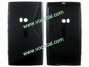 S Line TPU Protective Case Cover Skin for Nokia Lumia 920 Black