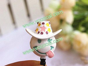 Smiling Face 3.5mm Dustproof Plug Earphone Cover Stopper for iPhone 5 iPad