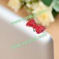 Bow 3.5mm Dustproof Plug Earphone Cap Stopper for iPhone 5 iPad Mini iPod Touch