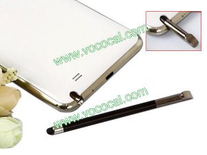 Capacitive Stylus Touch Pen for Samsung Galaxy Note N7000 i9220 Black