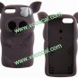 Cute 3D Silicone Pirate Pig Animal Protective Case for iPhone 5