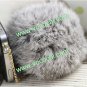 Rabbit Fur Ball 3.5mm Earphone Jack Anti Dust Plug Cap for iPhone 5 iPad Mini