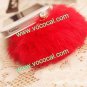 Rabbit Fur Ball 3.5mm Earphone Jack Dustproof Plug Cap for iPhone 5 iPad Mini