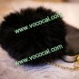 Rabbit Fur Ball 3.5mm Earphone Jack Anti Dust Plug Cap for iPhone 5 iPad Mini
