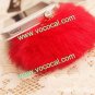 Rabbit Fur Ball 3.5mm Earphone Jack Dustproof Plug Cap for iPhone 5 iPad Mini