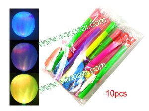 10 x LED Flashing Lights Stick Balloon Party Wedding Christmas Decoration