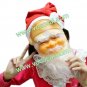 Christmas Santa Claus Mask Face With Hat Cap
