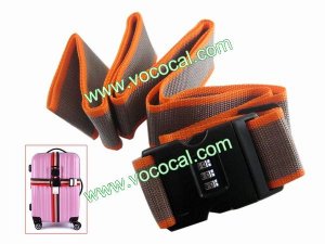 3-Dial Password Combination Safe Suitcase Luggage Lock Strap Belt