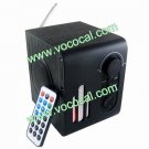 Alarm Clock LED Screen Display Desk Speaker FM Radio with Remote Control