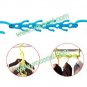 8 x Space Saver Non-Slip Wonder Magic Hanger Clothes Closet Organizer