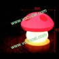 New Cute LED Mushroom Press Down Lamp Night Light Gift Red