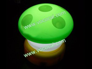 New Cute LED Mushroom Press Down Lamp Night Light Gift Green