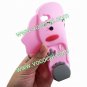 Cute 3D Cartoon Elephant Silicone Case Cover Skin for iPhone 4 4S Pink