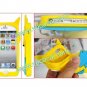 3D Cute Cartoon Soft Silicone Fox Animal Case Cover for iPhone 5 With Tail
