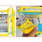 3D Cute Cartoon Soft Silicone Fox Animal Case Cover for iPhone 5 With Tail Rose