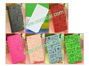 Cartoon Fancy Cute PU Leather Faerie Protective Case Cover Skin for iPhone 5