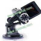 2" 720P HD Car Traffic Recorder Camcorder DVR with Wide Angle 8 LED Night Light