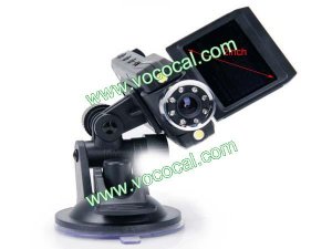 2" 720P HD Car Traffic Recorder Camcorder DVR with Wide Angle 8 LED Night Light