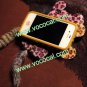 Cute 3D Plush Tail Leopard TPU Case Cover Skin for iPhone 4 4S