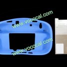 Soft Silicone Protective Case Cover for Nintendo Wii U Blue + Screen Protector