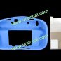 Soft Silicone Protective Case Cover for Nintendo Wii U Blue + Screen Protector