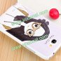 3D Cute Protective Hard Case Cover for Samsung Galaxy Note 2 N7100 Glass Girl
