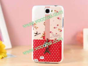 3D Cute Fashion Hard Case Cover for Samsung Galaxy Note 2 N7100 Eiffel Tower