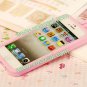 3D Cute Cartoon Silicone Chicken Animal Case Cover Skin for iPhone 5 Light Pink