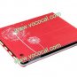 PU Leather Dandelion Book Stand Case Smart Cover for iPad 2 The New iPad 3 Red