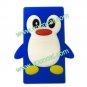 Cute 3D Penguin Cartoon Silicone Case Cover Skin for iPod Nano 7 Dark Blue