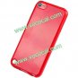 Flexible TPU Protective Case Cover Skin for iPod Touch 5 With Red Candy Color