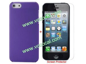 Ultra Thin Clear Matte Protective Case Cover for iPhone 5 + Screen Protector